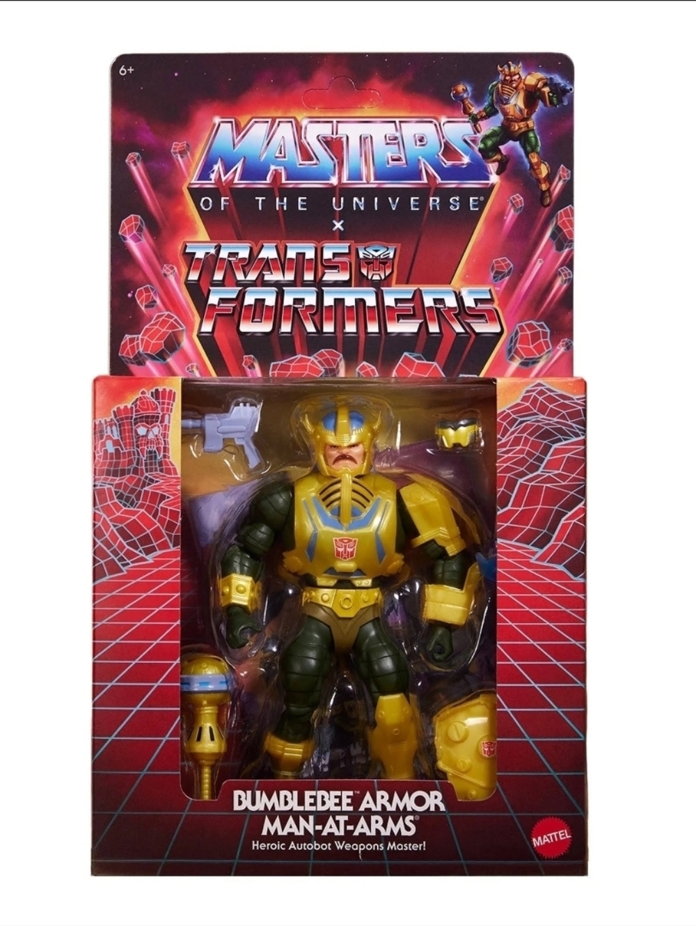 Masters of the Universe x Transformers Bumblebee Armor Man-At-Arms Action Figure